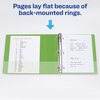 image:imageAvery Durable View 3 Ring Binder 2 Inch Slant Rings 4 Green Binders 17838Green