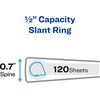 image:imageAvery Durable View 3 Ring Binder 3 Inch Slant Rings 4 Black Binders 1705005