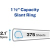 image:imageAvery Durable View 3 Ring Binder 3 Inch Slant Rings 4 Black Binders 1705015