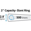 image:imageAvery Durable View 3 Ring Binder 3 Inch Slant Rings 4 Black Binders 170502