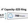 image:imageAvery Durable View 3 Ring Binder 4 EZD Ring Holds 85 x 11 Paper 2 Black Binders 09860