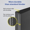 image:imageAvery Durable View 3 Ring Binder 4 EZD Ring Holds 85 x 11 Paper 2 Black Binders 09860