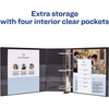 image:imageAvery Durable View 3 Ring Binder 4 Inch EZD Rings 780 Sheet Capacity Black 45 Wide Spine Holds 85x11 Paper 4 Interior Pockets for Organizing Documents amp Reports 09800