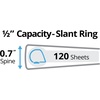 image:imageAvery Durable View 3 Ring Binders 2 Inch Slant Rings 530Sheet Capacity DuraHinge 28 Inch Wide Spine Customizable Clear Cover and Spine Black Binders 12Pack of 1703105