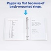 image:imageAvery Durable View 3 Ring Binders 2 One Touch Slant Rings 530 Sheet Capacity 28 Wide Spine Holds 812 x 11 Paper Great for School Office Organization with Pockets White 12Pack of 1703205