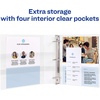 image:imageAvery Durable View 3 Ring Binders 4 Inch Round Ring EZD 780 Sheet Capacity White 45 Wide Spine Holds 812 x 11 Paper Great for Organizing Reports amp Projects 2Pack of 098014