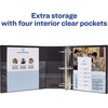 image:imageAvery Durable View 3 Ring Binders 4 One Touch EZD Rings 6 Black Binders 08802Black