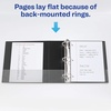 image:imageAvery Durable View 3 Ring Binders 4 One Touch EZD Rings 6 Black Binders 08802Black