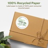 image:imageAvery EcoFriendly Matte White Recycled Round Labels 2 Diameter PrinttoTheEdge Matte White Labels Permanent Adhesive LaserInkjet Printable 120 Total600 labels
