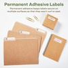 image:imageAvery EcoFriendly Recycled File Folder Labels 23 x 3716 White Permanent Label Adhesive 750 Printable Labels 4826623 in x 3716 in