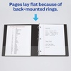 image:imageAvery Economy 3 Ring Binders 1 Round Rings 4 Black Binders 033011