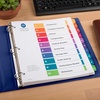 image:imageAvery ExtraWide Dividers for 3 Ring Binders 10 Tabs per Set Customizable Table of Contents Multicolor Tabs Works Great with Sheet Protectors 4 Sets of 34776914 x 11 inches