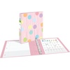 image:imageAvery Fashion Durable View 3 Ring Binder 1 Round Rings 175Sheet Capacity 14 Inch Wide Spine Customizable Clear Cover and Spine Purrrfectly Purple Design 26738Sweet Sherbet