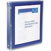 image:imageAvery FlexiView 3 Ring Binder 1 Inch Round Rings 1 Navy Blue Binder 176851