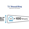 image:imageAvery FlexiView 3 Ring Binder 12 Inch Round Rings 1 Black Binder 157670