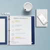 image:imageAvery FlexiView 3 Ring Binder 12 Inch Round Rings 1 Navy Blue Binder 1576605