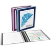 image:imageAvery FlexiView 3 Ring Binders 1 Inch Round Rings Assorted Colors Black Burgundy Navy Blue Pack of 12 Binders 17688
