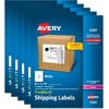 image:imageAvery FullSheet Printable Shipping Labels 85 x 11 Customizable Stickers White 100 Blank Mailing Labels Great for Mailing Shipping Organizing and More 5165Pack of 5