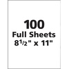 image:imageAvery FullSheet Printable Shipping Labels 85 x 11 Customizable Stickers White 100 Blank Mailing Labels Great for Mailing Shipping Organizing and More 5165Pack of 5
