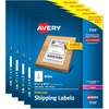 image:imageAvery HalfSheet Printable Shipping Labels 55 x 85 Customizable Stickers White 200 Blank Mailing Labels Great for Mailing Shipping Organizing and More 512655 in x 85 in