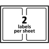 image:imageAvery HalfSheet Printable Shipping Labels 55 x 85 Customizable Stickers White 200 Blank Mailing Labels Great for Mailing Shipping Organizing and More 512655 in x 85 in Pack of 5