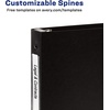 image:imageAvery Hanging Storage Flexible 3 Ring Binders 1 Round Rings 175Sheet Capacity Black 4 Pack 177084 Pack