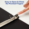image:imageAvery Hanging Storage Flexible 3 Ring Binders 1 Round Rings 175Sheet Capacity Black 4 Pack 177084 Pack