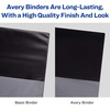 image:imageAvery Heavy Duty View 3 Ring Binder 05 One Touch Slant Ring Holds 85 x 11 Paper 4 White Binders 79709
