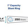 image:imageAvery Heavy Duty View 3 Ring Binder 1 One Touch Slant Ring Holds 85 x 11 Paper 4 Navy Blue Binders 79869
