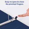 image:imageAvery Heavy Duty View 3 Ring Binder 15 One Touch Slant Ring Holds 85 x 11 Paper 4 Navy Blue Binders 79871Blue