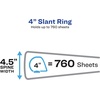image:imageAvery Heavy Duty View 3 Ring Binder 4 One Touch Slant Ring Holds 85 x 11 Paper 2 White Binders 798754