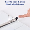 image:imageAvery Heavy Duty View 3 Ring Binders 1 One Touch Slant Ring 250Sheet Capacity 14 Inch Wide Spine Great for Home School Supplies Office or Organization Needs White Binders 4Pack of 79780
