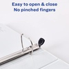 image:imageAvery HeavyDuty Framed View 3Ring Binder 15 EZD Rings 1 Navy Blue Binder 68059Blue
