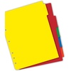 image:imageAvery HeavyDuty Plastic Dividers for 3 Ring Binders and 7 Ring Binders 5Tab Set Multicolor with White Labels 1 Set 23080