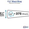 image:imageAvery HeavyDuty View 3 Ring Binder 15 Inch EZD Rings Great for Portfolios Office School Notebooks and More 1 Mint Binder 79271Green
