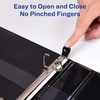 image:imageAvery HeavyDuty View 3 Ring Binder 2 Inch One Touch EZD Rings 540Sheet Capacity 28 Inch Wide Spine Customizable Clear Cover and Spine 1 Green Binder 796832 Pack of 2