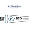 image:imageAvery HeavyDuty View 3 Ring Binder 2 One Touch Slant Rings 28 Inch Wide Spine Customizable Clear Cover Ideal for School Office and Home Organization 1 Light Blue Binder 055012 Pack of 12