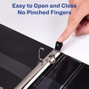 image:imageAvery HeavyDuty View 3 Ring Binder 2 One Touch Slant Rings Black Binders Sturdy 6Pack of 796922