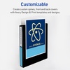 image:imageAvery HeavyDuty View 3 Ring Binder 2 One Touch Slant Rings Holds 85 x 11 Paper 4 Black Binders 798721