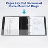 image:imageAvery HeavyDuty View 3 Ring Binder 2 One Touch Slant Rings Holds 85 x 11 Paper 4 Black Binders 798722