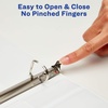 image:imageAvery HeavyDuty View 3 Ring Binders 1 Slant Rings Holds 11 x 17 Paper White 2 Pack 17707