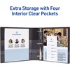 image:imageAvery HeavyDuty View 3 Ring Binders 15 Inch One Touch EZD Rings 400Sheet Capacity 21 Inch Wide Spine Customizable Clear Cover and Spine Green Binders 12Pack of 79108Green