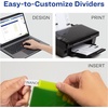 image:imageAvery Insertable Plastic Dividers for 3 Ring Binders 8 Tabs per Set Big Tabs One Pocket Multicolor Binder Dividers Works with Sheet Protectors 119031Pack