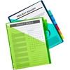 image:imageAvery Insertable Plastic Dividers for 3 Ring Binders 8 Tabs per Set Big Tabs One Pocket Multicolor Binder Dividers Works with Sheet Protectors 119032Pack