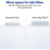 image:imageAvery Insertable Pocket Dividers for 3 Ring Binders 8 Tabs Pastel Big Tabs Classic Patterns Expands Beyond Sheet Protectors Great for Organizing Reports and More 07715