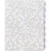 image:imageAvery Insertable Style Edge Plastic Dividers for 3 Ring Binders 8Tab Set Assorted White Frosted Designs 1 Set 112911 Set