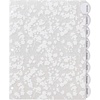 image:imageAvery Insertable Style Edge Plastic Dividers for 3 Ring Binders 8Tab Set Assorted White Frosted Designs 1 Set 1129124 pack