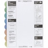 image:imageAvery Insertable Style Edge Plastic Dividers for 3 Ring Binders 8Tab Set Multicolor 1 Set 11201Dividers