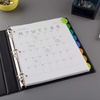 image:imageAvery Insertable Style Edge Plastic Dividers for 3 Ring Binders 8Tab Set Multicolor 1 Set 11201Dividers