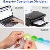image:imageAvery Insertable Style Edge Plastic Dividers for 3 Ring Binders 8Tab Set Multicolor 1 Set 11201Dividers